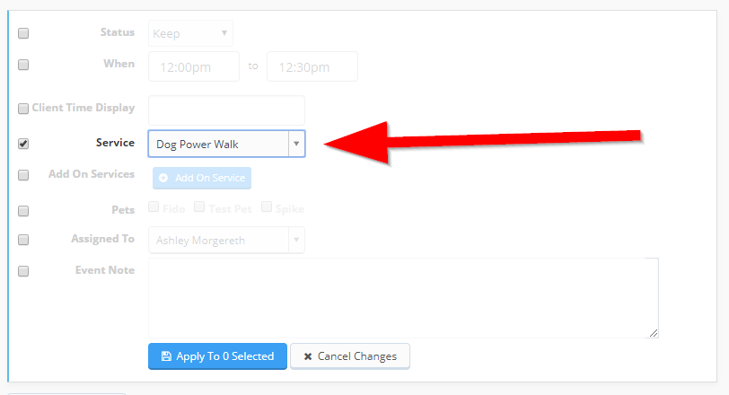 Select Fields To Override in Bulk Edit Pending Request