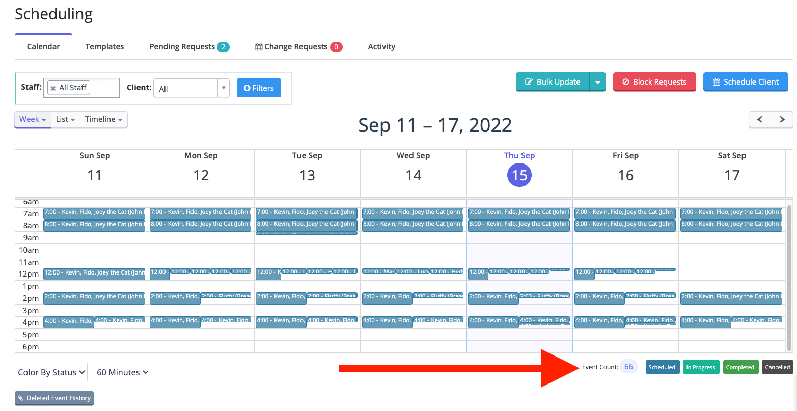 event-count-scheduler